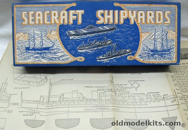 Seacraft Shipyards Coast Guard Cutter (USCG) - World War II - 11 inch Wooden Ship Kit plastic model kit